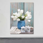 Quadro em Tela Premium 100% Canvas, Moldura de Madeira 3–4 cm, 100x140 cm – Multicolor