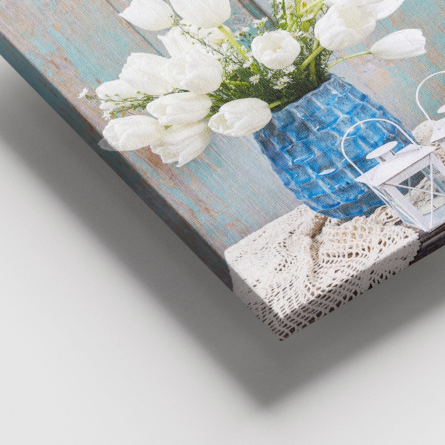 Quadro em Tela Premium 100% Canvas, Moldura de Madeira 3–4 cm, 100x140 cm – Multicolor