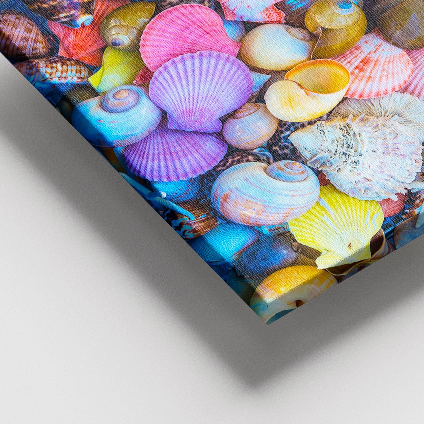 Quadro em Tela Decorativo Multicolor 100x140 cm com Moldura de Madeira (3–4 cm) – 100% Tela