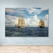 Quadro em Tela 100% Canvas Multicolor com Moldura de Madeira 100x140 cm