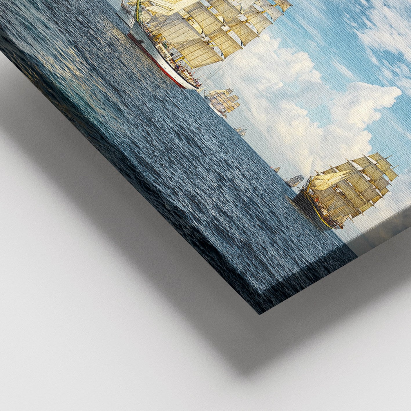 Quadro em Tela 100% Canvas Multicolor com Moldura de Madeira 100x140 cm