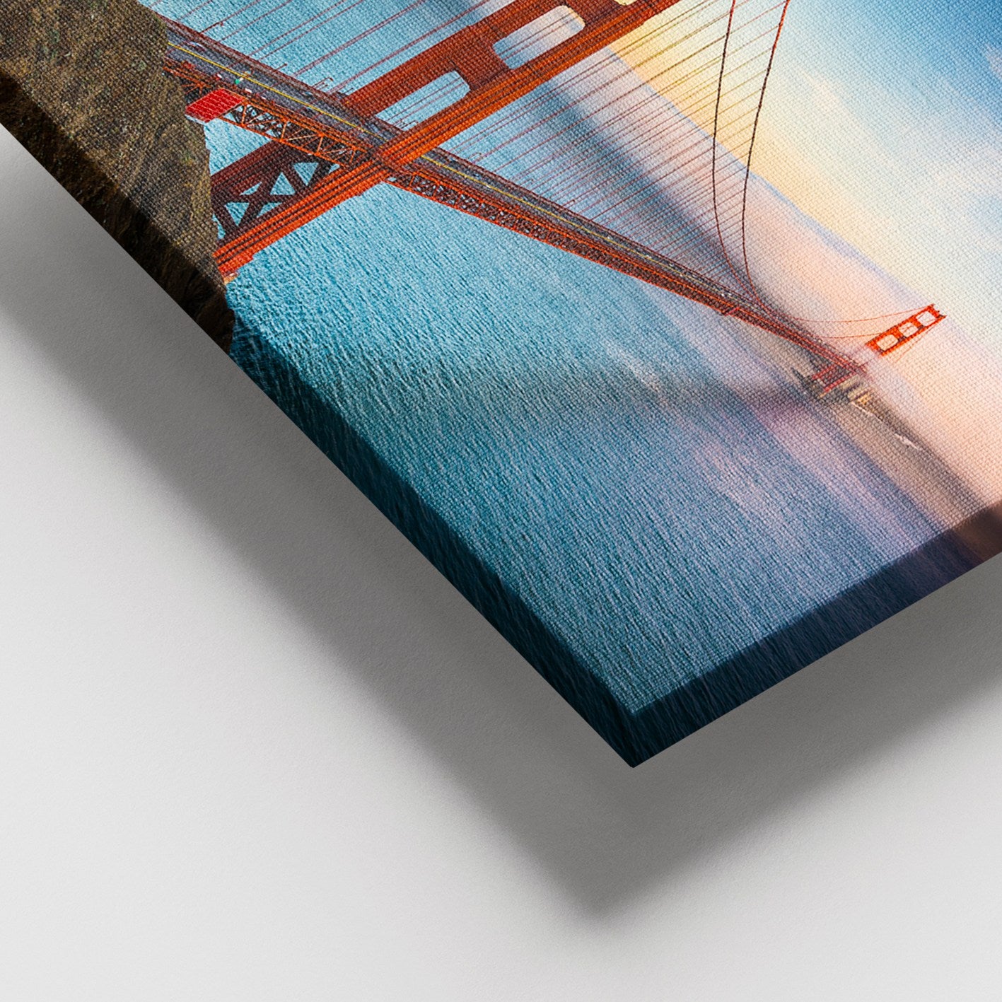 Quadro em Tela 100% Multicolor 100x140 cm com Moldura de Madeira (3–4 cm)