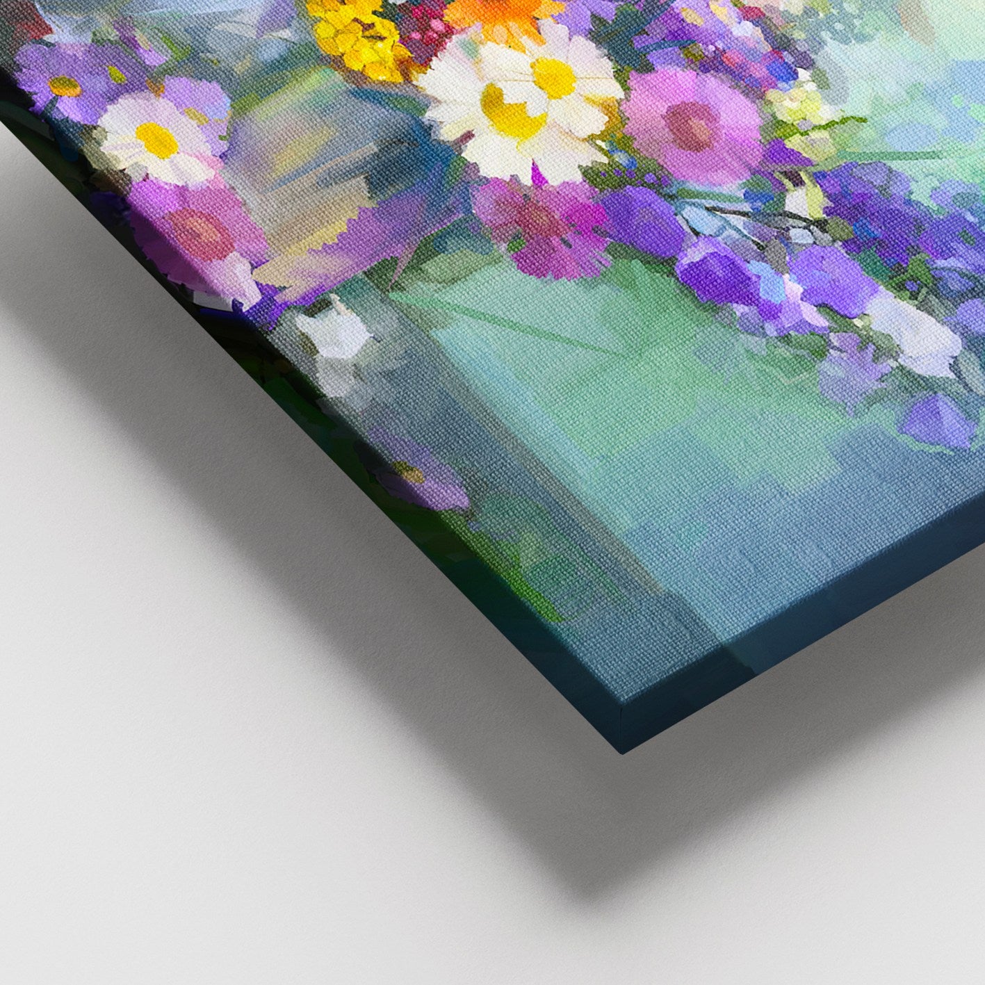 Tela Decorativa Multicolor 100x140 cm – 100% Canvas com Moldura de Madeira (3–4 cm)