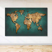 Quadro em Tela Decorativa Multicolorido 100 x 140 cm – Canvas 100% com Moldura de Madeira 3–4 cm (DEV03241100140)