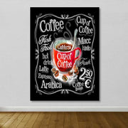 Quadro Decorativo em Tela 100% Canvas Multicolor, 100x140 cm, com Moldura de Madeira (3–4 cm)