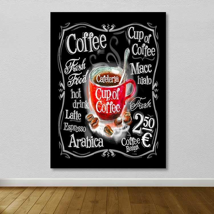 Quadro Decorativo em Tela 100% Canvas Multicolor, 100x140 cm, com Moldura de Madeira (3–4 cm)