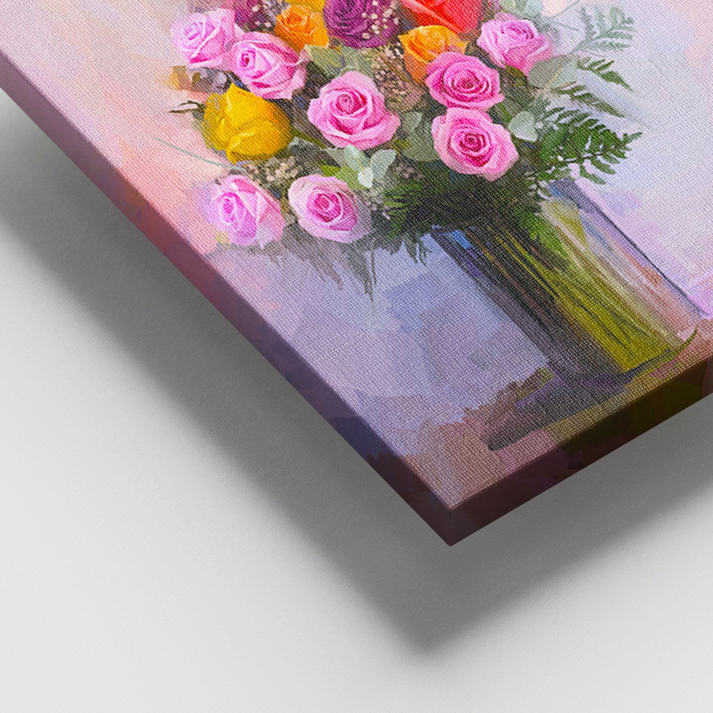 Quadro em Tela Multicolor 100x140 cm – 100% Canvas com Moldura em Madeira (3–4 cm)