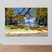 Quadro em Tela Decorativo Multicolor 100x140 cm com Moldura de Madeira (3–4 cm) — 100% Canvas