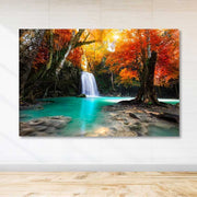 Quadro Decorativo em Tela 100% Multicolor 100 x 140 cm com Moldura 100% Madeira (3-4 cm)