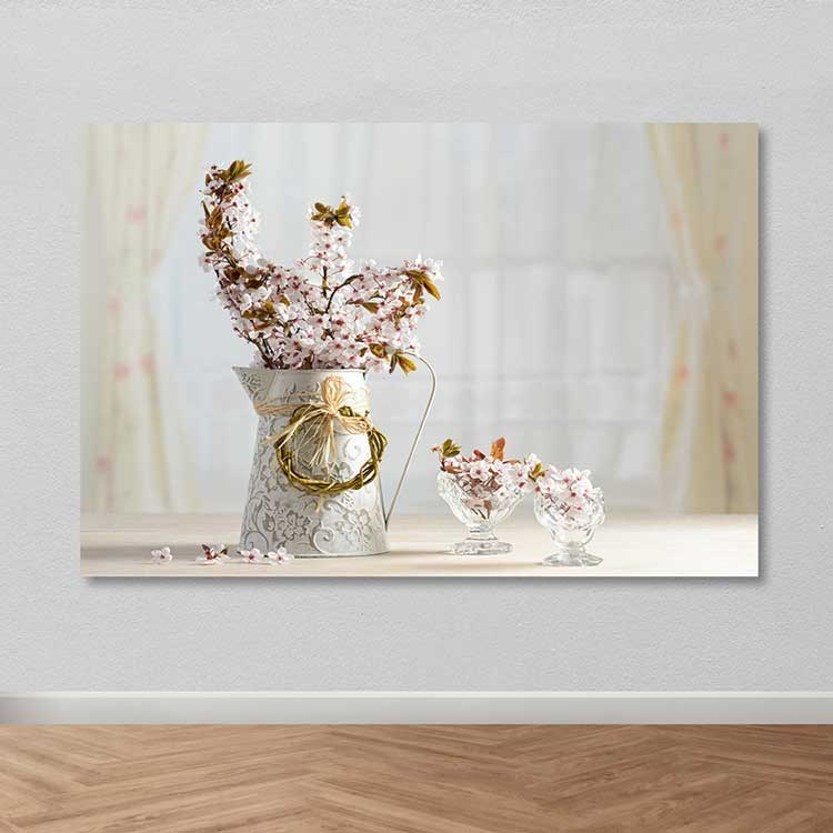 Tela Decorativa Multicolor 100% Canvas com Moldura de Madeira (3–4 cm) – 100 x 140 cm