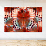 Tela Decorativa Multicolor 100x140 cm em Canvas 100% com Moldura de Madeira