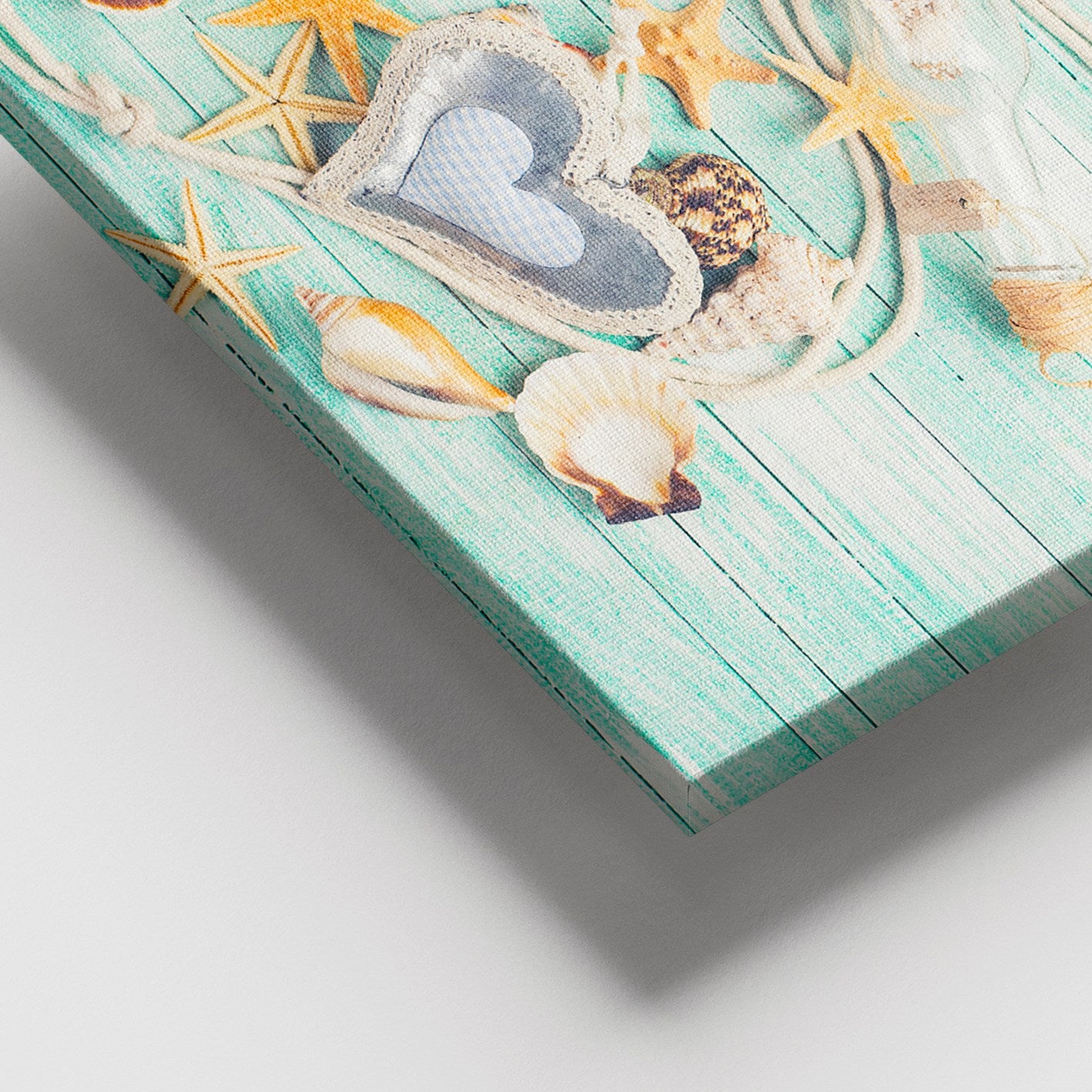 Quadro em Tela Decorativa Multicolor 100x140 cm com Moldura de Madeira (3–4 cm)