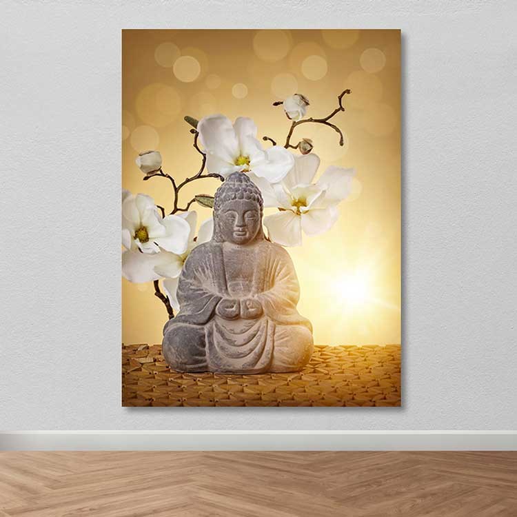 Quadro em Tela Decorativo Multicolor, 100 x 140 cm, 100% Canvas, Moldura de Madeira 3–4 cm