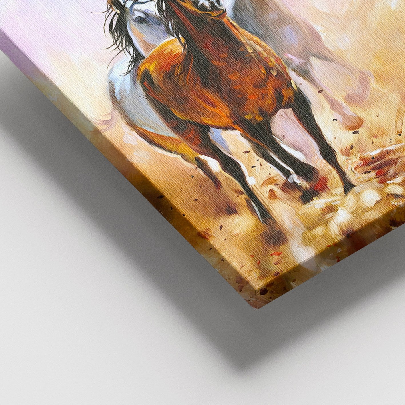 Quadro em Tela Decorativa 100% Canvas com Moldura de Madeira (3–4 cm), Multicolor, 100 x 140 cm