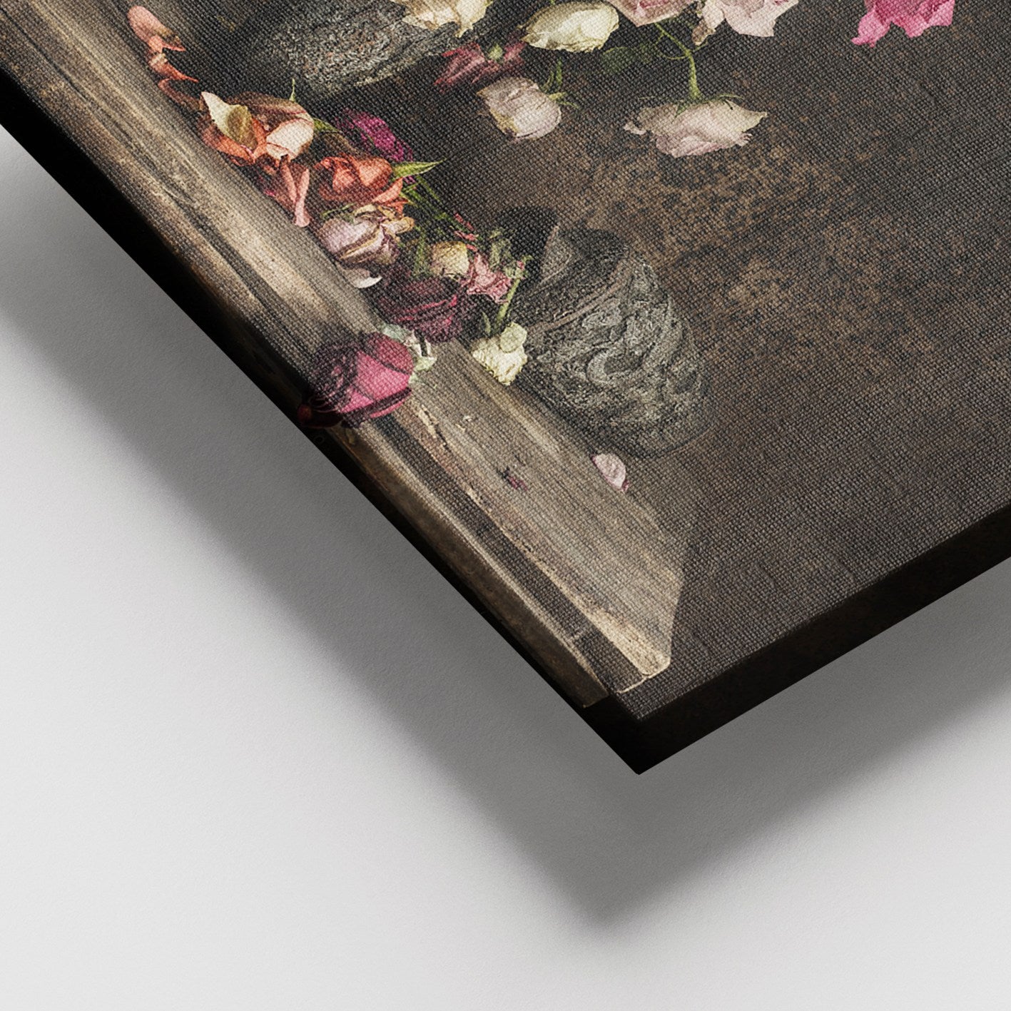 Tela Decorativa Multicolorida em Canvas 100% com Moldura de Madeira (3–4 cm) – 100x140 cm