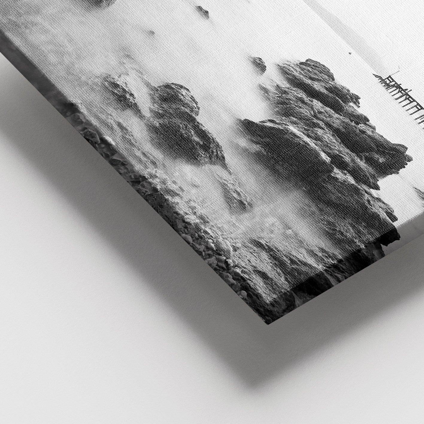 Quadro Decorativo em Tela 100% Canvas Multicor 100x140 cm com Moldura de Madeira (3–4 cm)