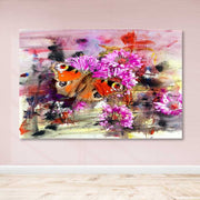 Quadro em Tela Decorativo Multicor com Moldura de Madeira (3–4 cm) – 100 x 140 cm