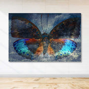 Quadro Decorativo em Tela Multicolor 100x140 cm com Moldura de Madeira 3–4 cm