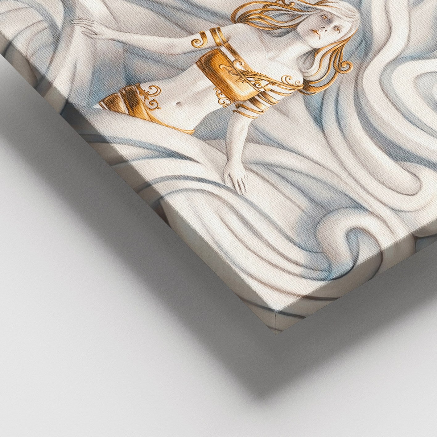 Quadro Decorativo em Tela 100% Canvas Multicolor com Moldura de Madeira 3–4 cm – 100 x 140 cm