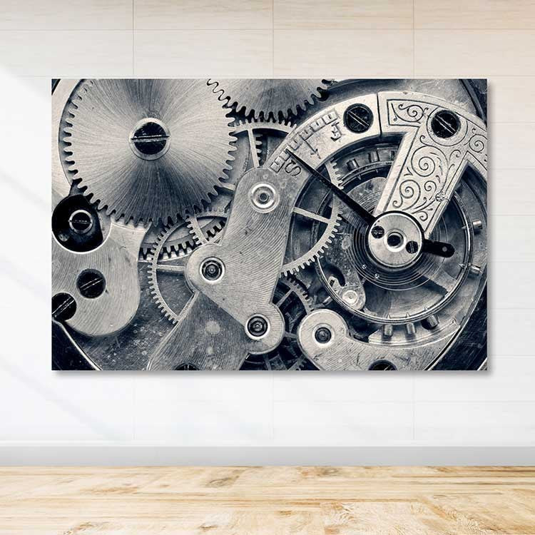 Quadro em Tela Decorativo Multicolor 100x140 cm com Moldura de Madeira (3-4 cm) – 100% Canvas | DEV03308100140