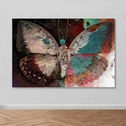 Tela Decorativa em Canvas Multicolor 100 x 140 cm com Moldura de Madeira (3–4 cm)