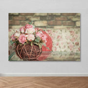 Quadro em Tela Decorativo Multicolor 100x140 cm com Moldura de Madeira (Espessura 3–4 cm)