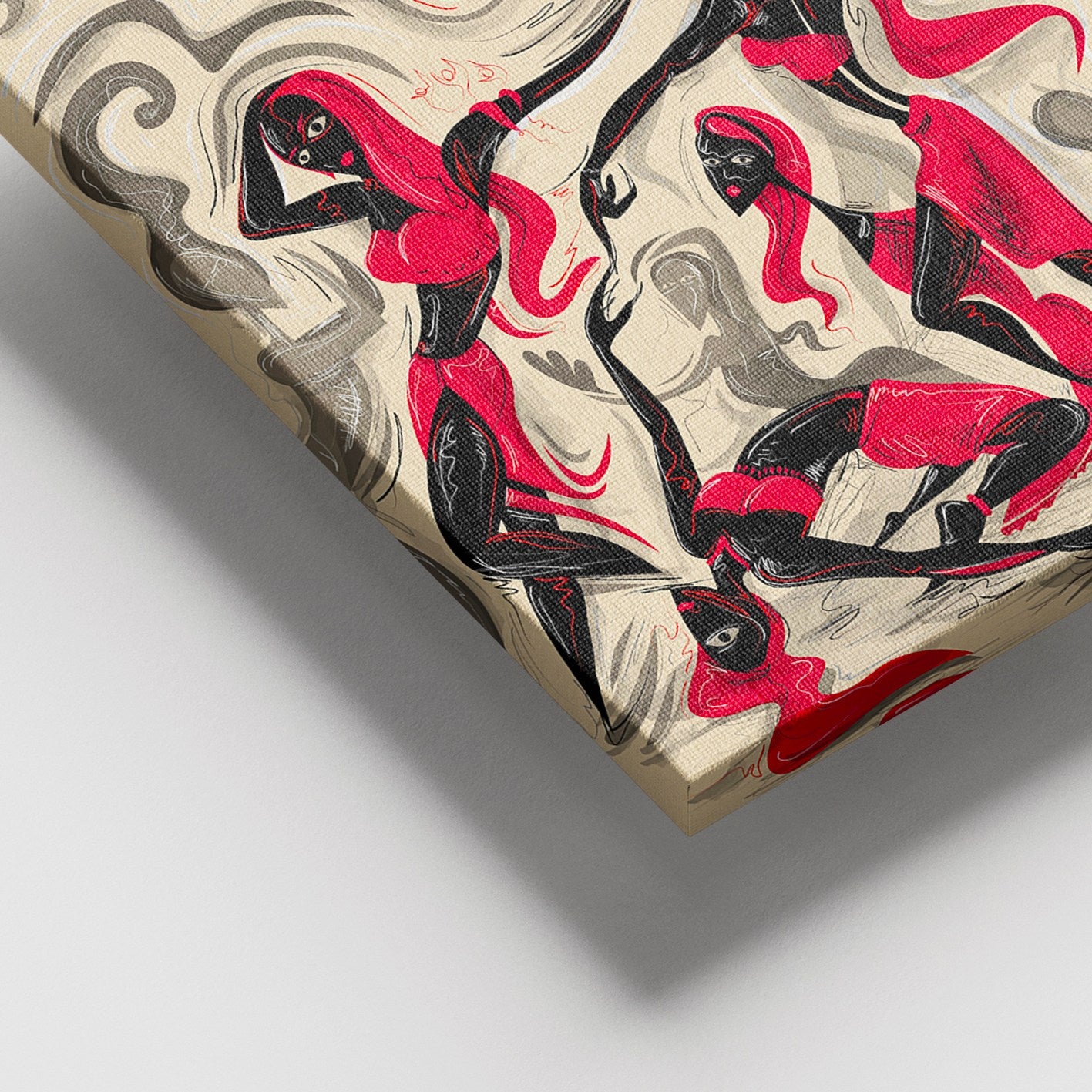 Tela Decorativa Multicolor 100% Canvas com Moldura de Madeira (3–4 cm) 100x140 cm – DEV03317100140 (205DNT2298)