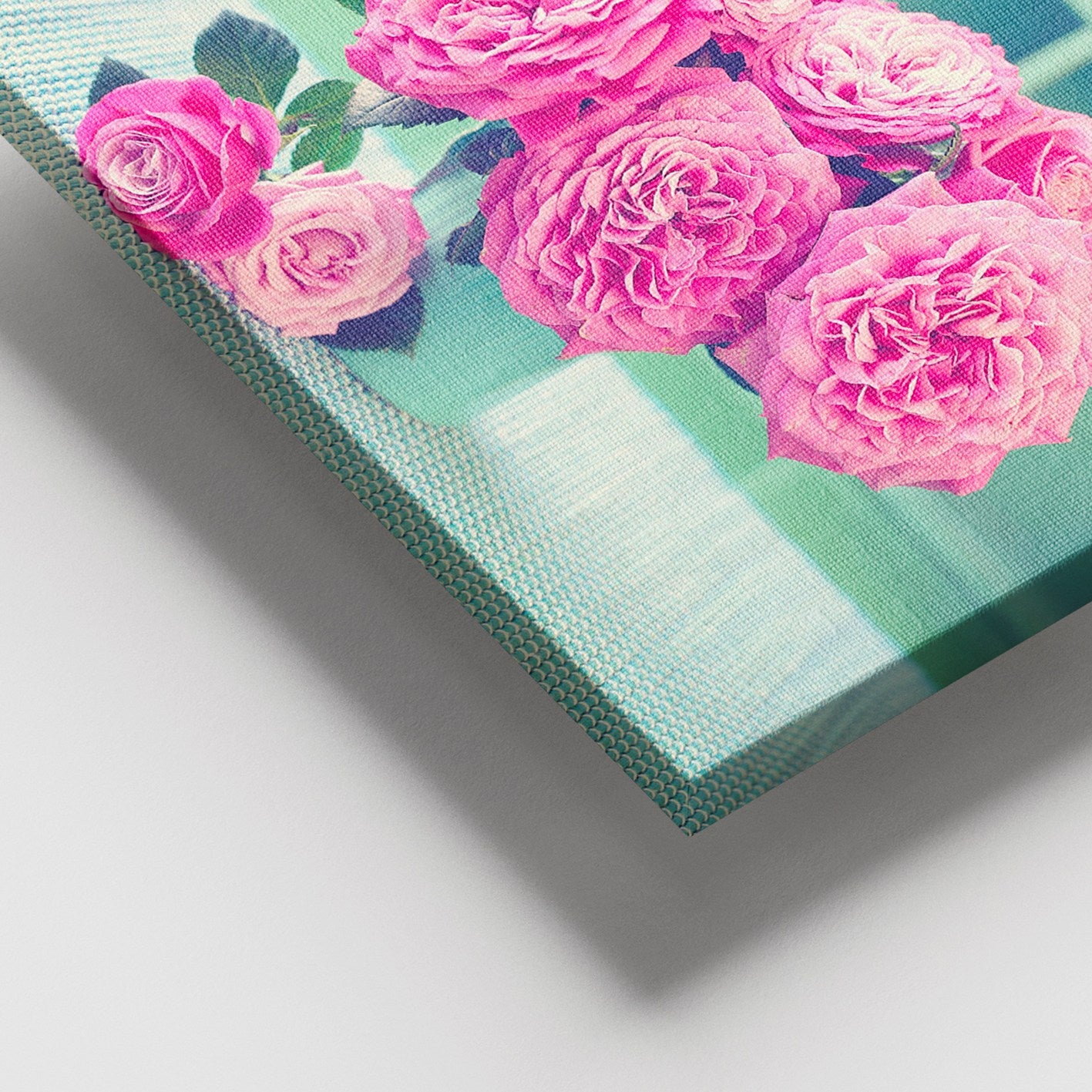 Quadro Decorativo em Tela 100% Canvas Multicolor, Moldura de Madeira (3-4 cm), 100 x 140 cm