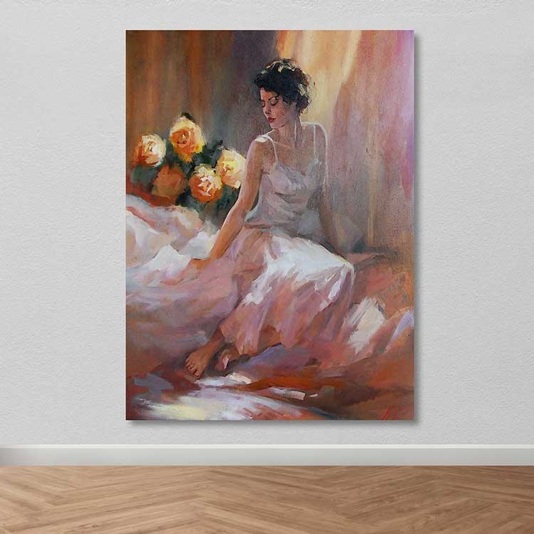 Tela Decorativa Multicolor 100x140 cm — 100% Canvas com Moldura de Madeira (3–4 cm)