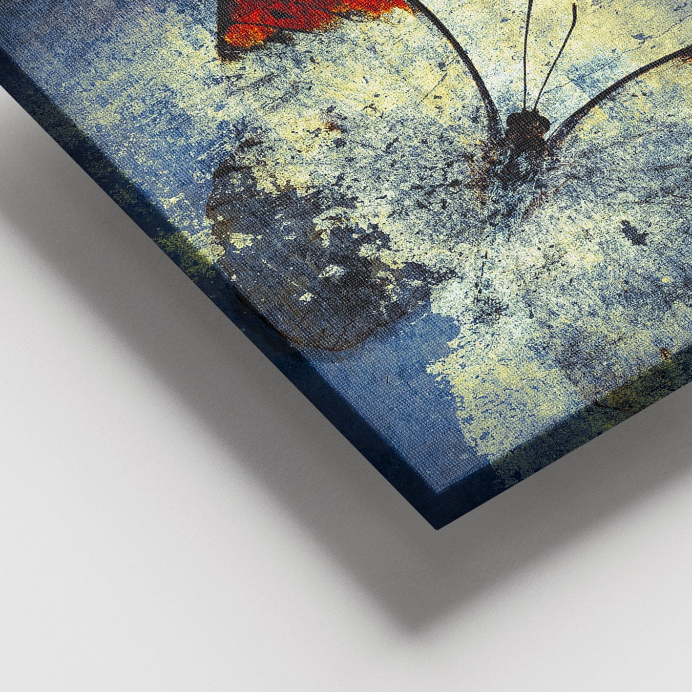 Quadro Decorativo em Tela 100% Canvas, Multicolor, 100 x 140 cm, Moldura de Madeira 3–4 cm