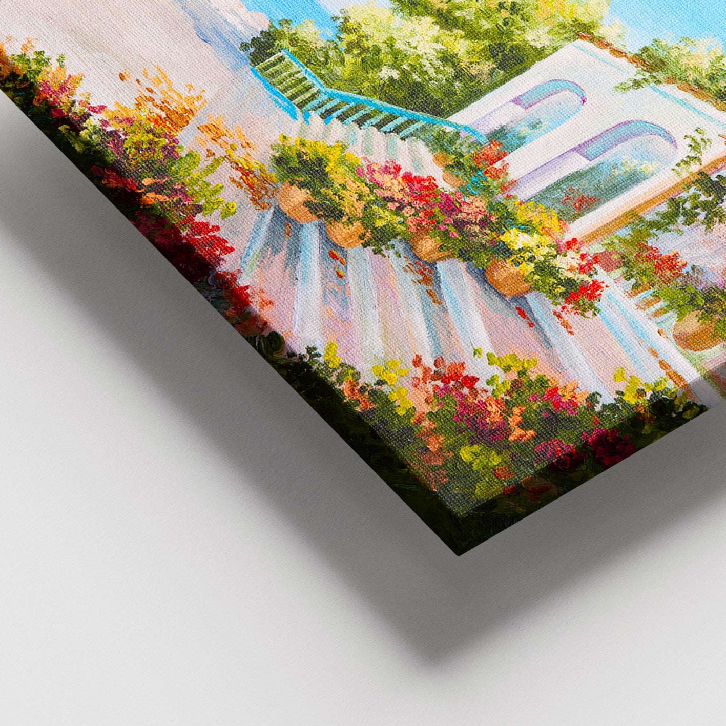 Quadro Decorativo em Tela 100% Canvas com Moldura de Madeira (3–4 cm), 100x140 cm – Multicor