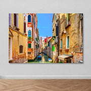 Tela Decorativa Multicolor 100x140 cm com Moldura de Madeira (3–4 cm) – 100% Canvas