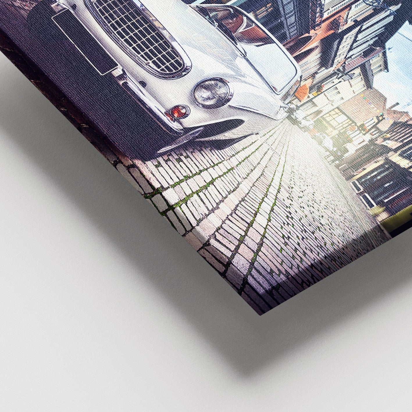 Quadro em Tela Decorativa Multicolor 100x140 cm, 100% Canvas, Moldura de Madeira 3-4 cm