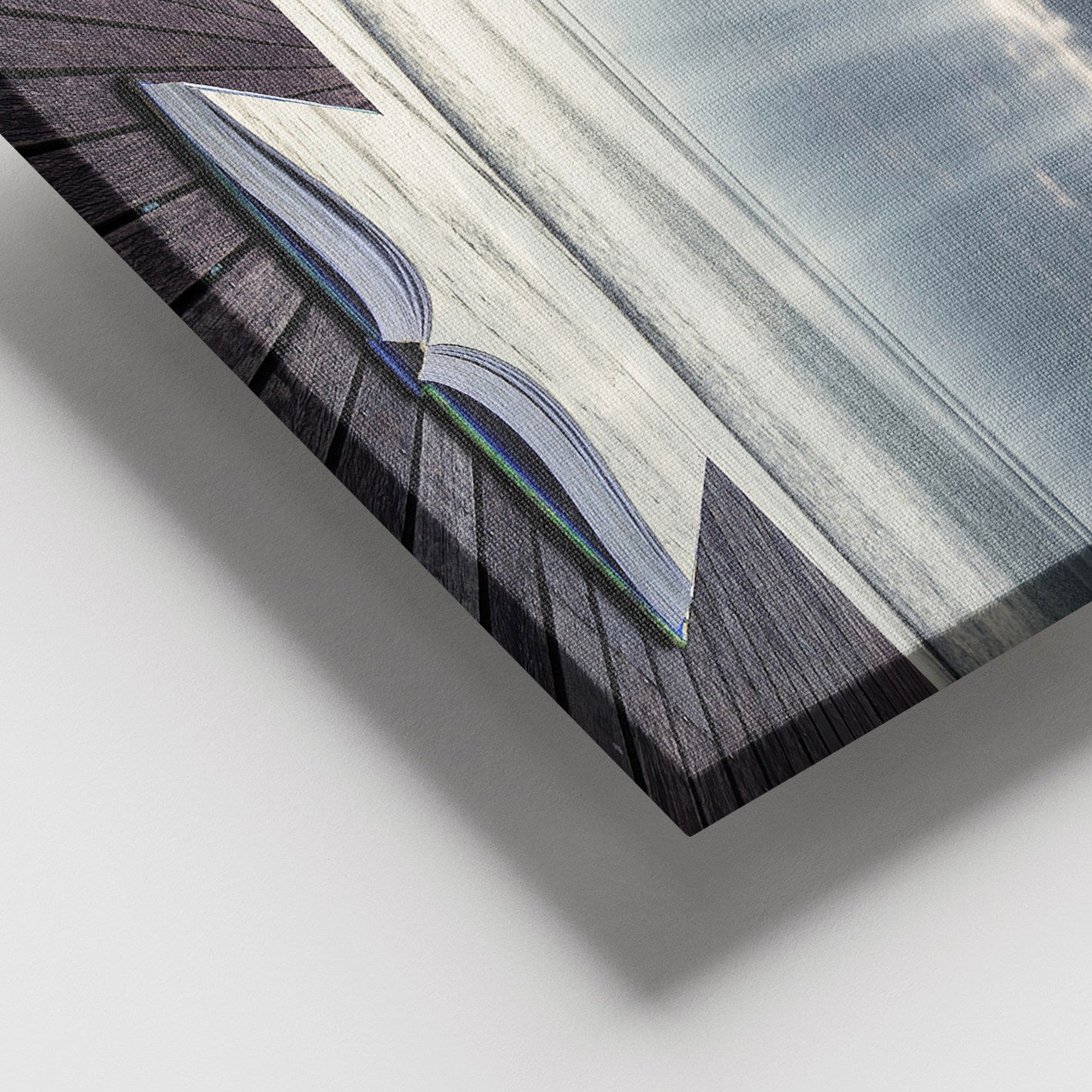 Quadro em Tela Decorativa Multicolor 100 x 140 cm em Canvas com Moldura de Madeira (3–4 cm)