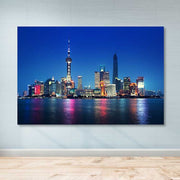 Quadro em Tela Decorativa Multicolor 100x140 cm, 100% Canvas, Moldura de Madeira 3-4 cm (DEV03332100140)