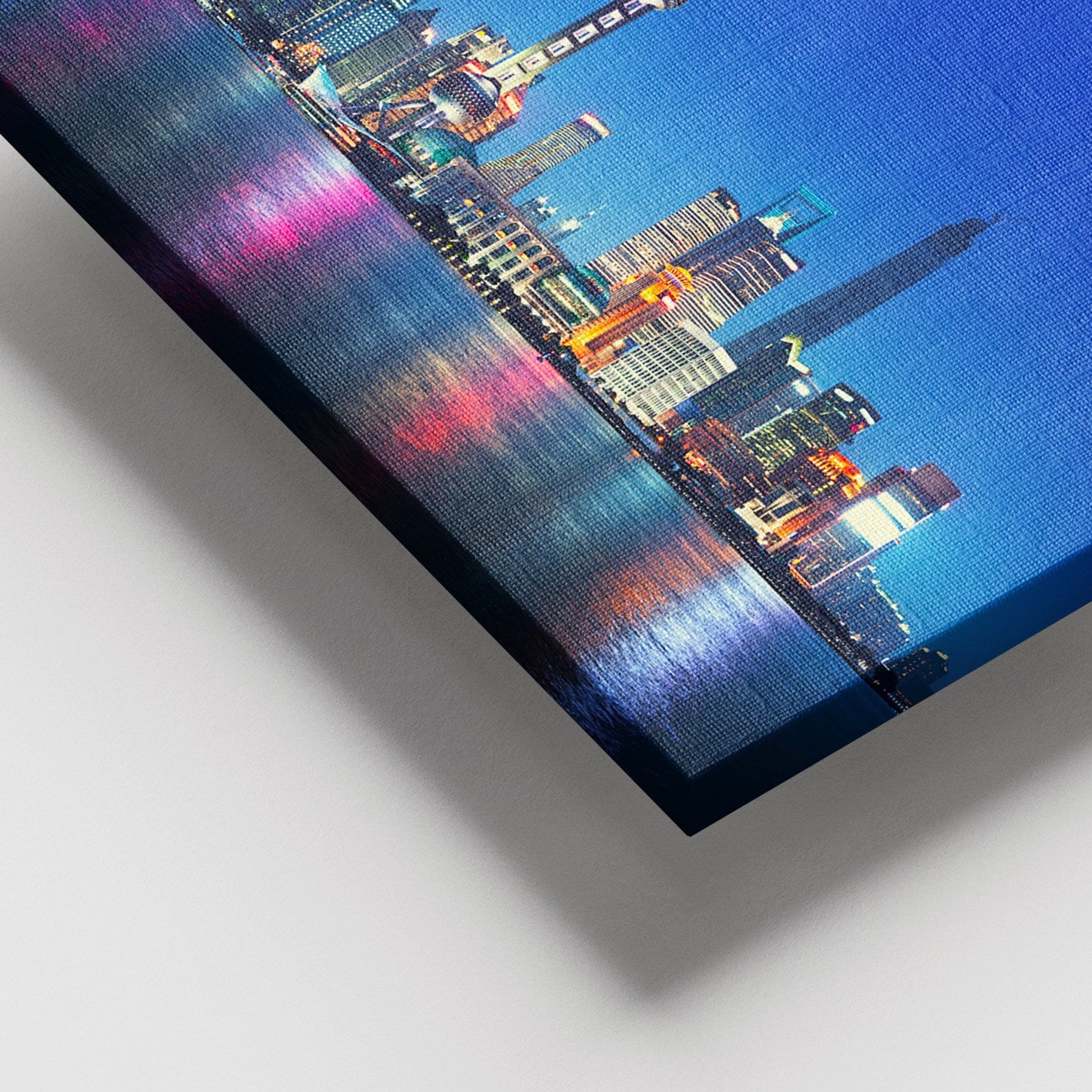 Quadro em Tela Decorativa Multicolor 100x140 cm, 100% Canvas, Moldura de Madeira 3-4 cm (DEV03332100140)