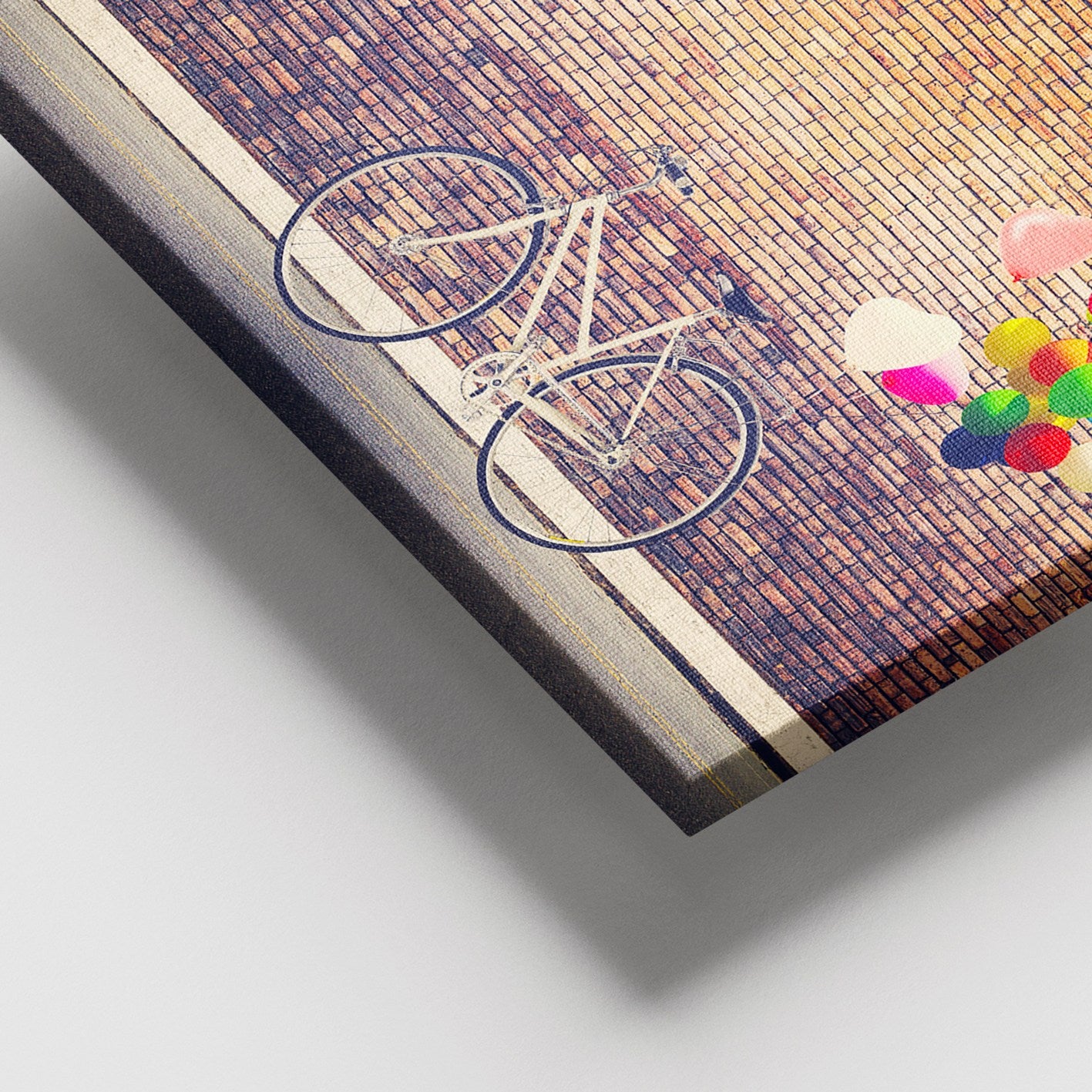 Tela Decorativa Multicolor em 100% Canvas com Moldura de Madeira (3–4 cm), 100 x 140 cm