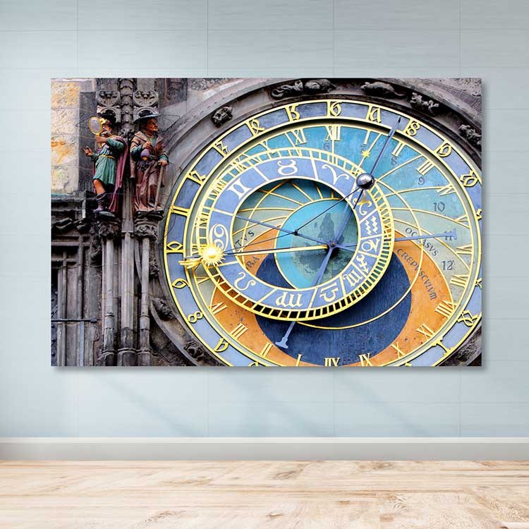 Quadro em Tela Decorativa Multicolor, 100% Canvas, Moldura de Madeira (3–4 cm), 100x140 cm