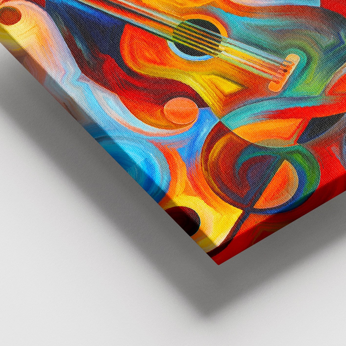 Quadro em Tela 100% Canvas com Moldura de Madeira (3–4 cm) – Multicolor – 100 x 140 cm