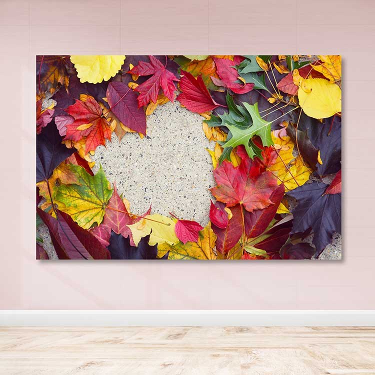 Quadro Decorativo em Tela Multicolor 100x140 cm com Moldura de Madeira (3–4 cm) – 100% Canvas