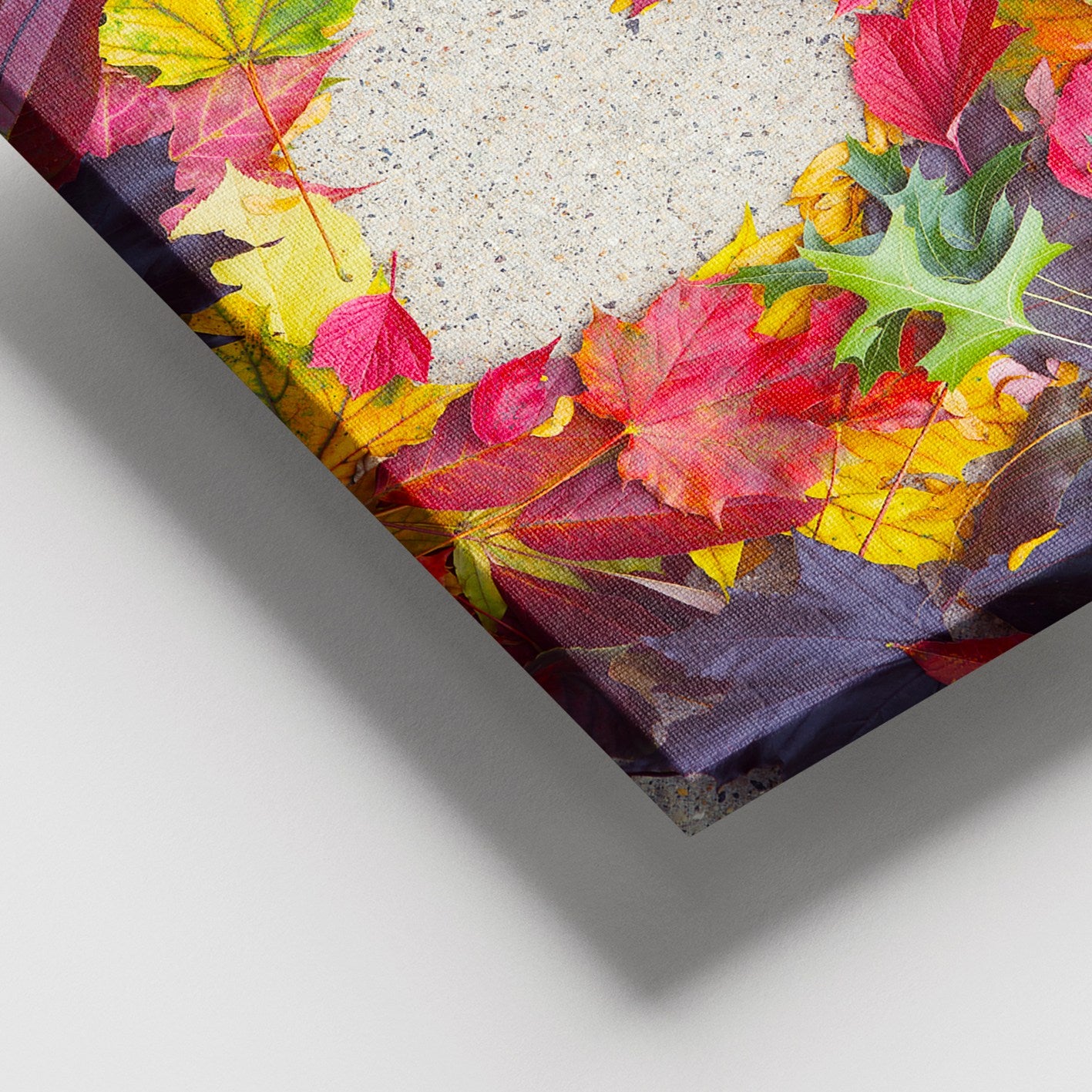 Quadro Decorativo em Tela Multicolor 100x140 cm com Moldura de Madeira (3–4 cm) – 100% Canvas