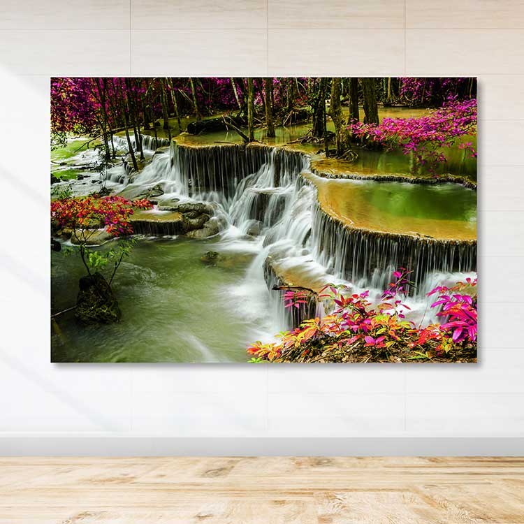 Quadro em Tela Decorativa Multicolor 100x140 cm, Canvas 100% com Moldura de Madeira 3–4 cm – DEV03343100140