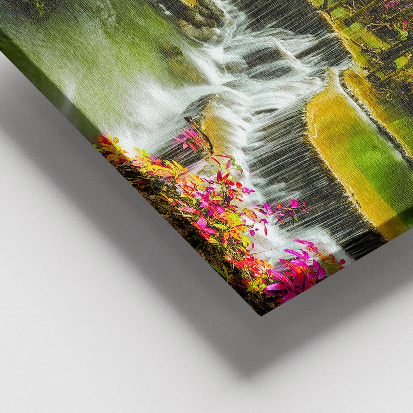 Quadro em Tela Decorativa Multicolor 100x140 cm, Canvas 100% com Moldura de Madeira 3–4 cm – DEV03343100140