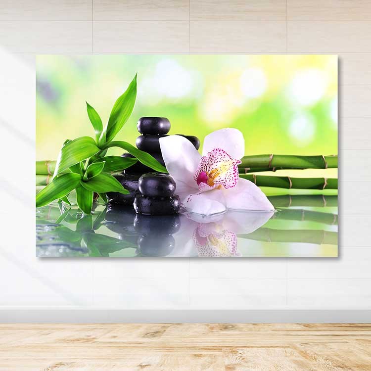 Quadro em Tela Multicolor 100x140 cm com Moldura de Madeira (3–4 cm) – 100% Canvas