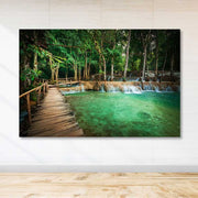 Quadro em Tela Decorativo Multicolor 100x140 cm - 100% Canvas com Moldura 100% Madeira (3-4 cm)