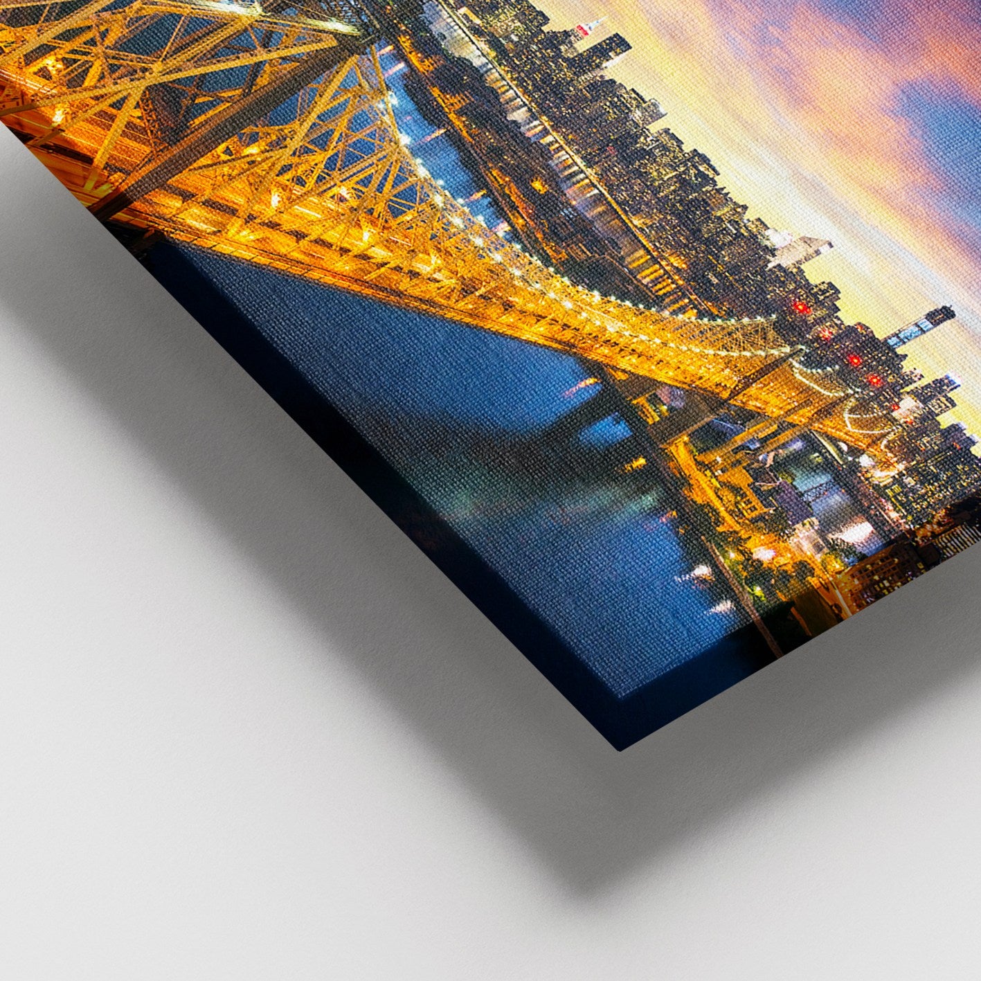 Tela Decorativa Multicolor 100x140 cm com Moldura de Madeira (3–4 cm) – 100% Canvas