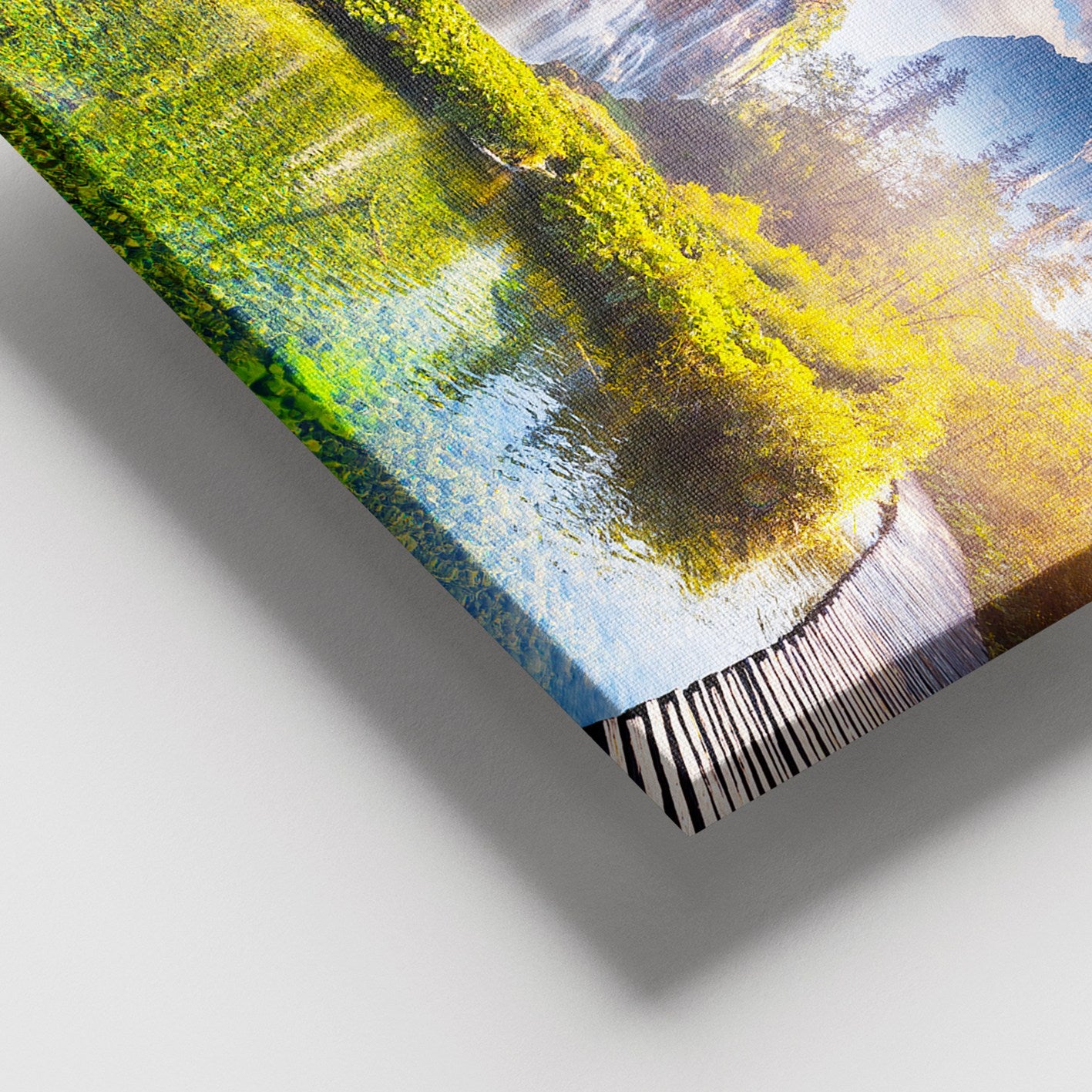 Quadro em Tela Decorativa Multicolor 100x140 cm | 100% Tela, Moldura 100% Madeira (3-4 cm)