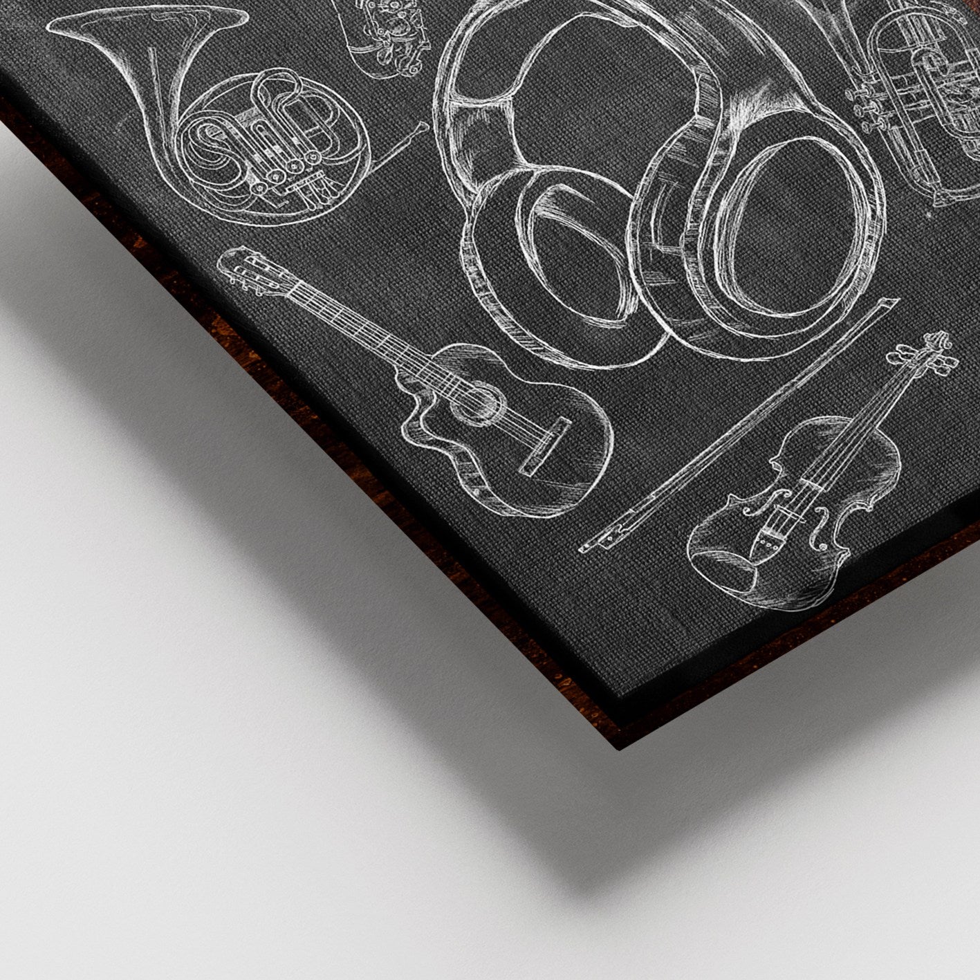 Tela Decorativa Multicolor em Canvas 100% 100 x 140 cm com Moldura de Madeira (3–4 cm)