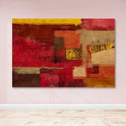 Tela Decorativa Multicolor 100x140 cm com Moldura de Madeira (3–4 cm) – Canvas 100%