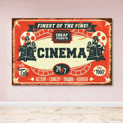 Quadro Decorativo em Tela 100% Multicolor 100x140 cm com Moldura de Madeira (3–4 cm)